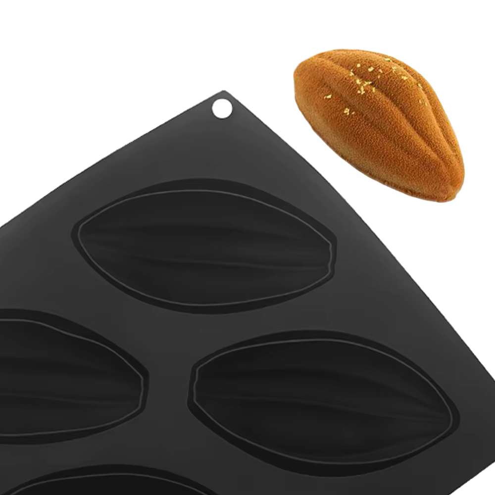 Moule à gâteau en Mousse d'olive à 6 cavités