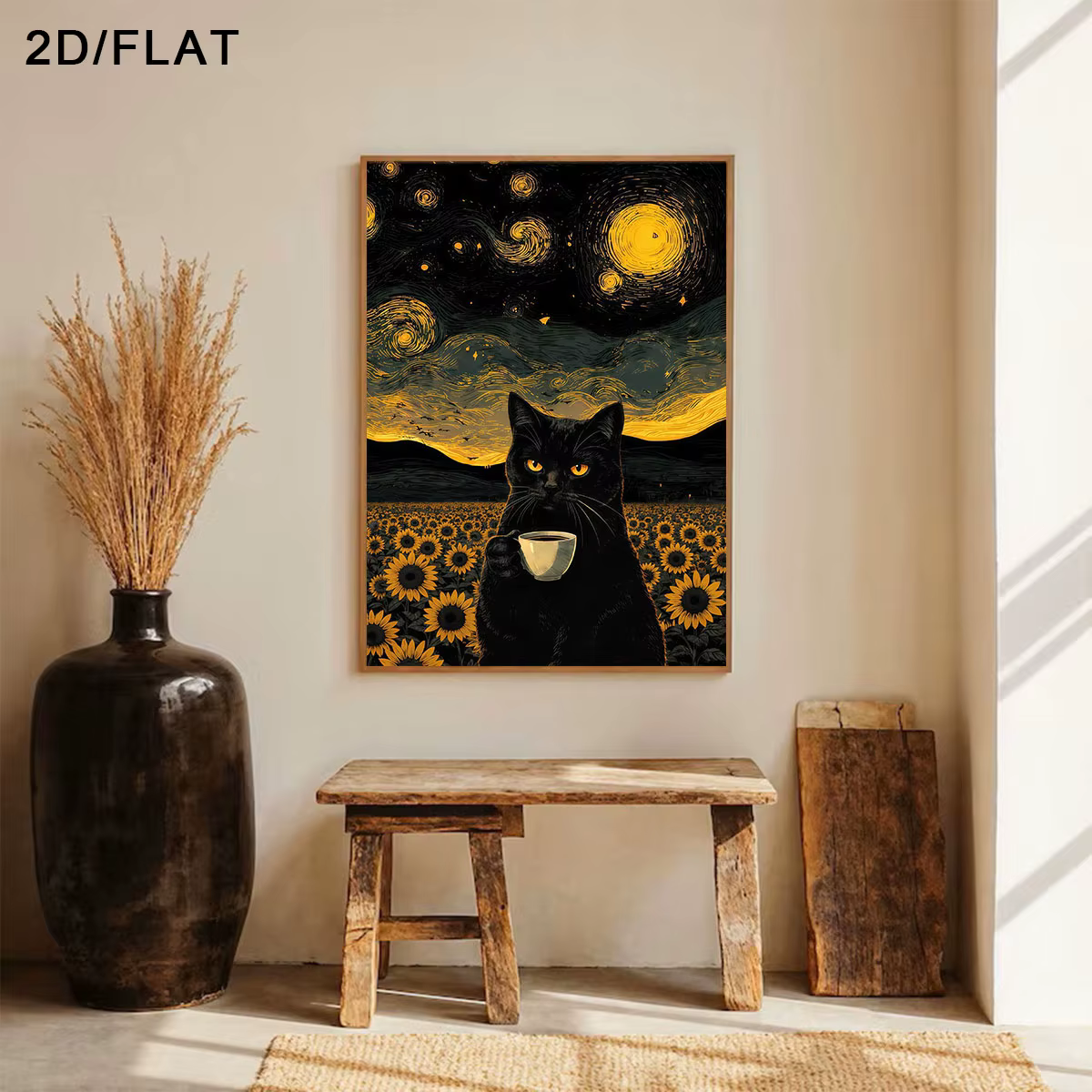 Affiche sur toile moderne abstraite Van Gogh