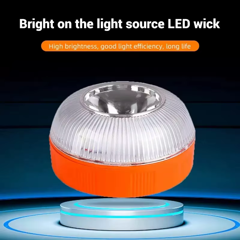 Balise d'urgence pour voiture, Rechargeable par USB, Induction magnétique, stroboscope automatique, clignotant, voyant d'avertissement, aide au Flash, lampe de signalisation de sécurité