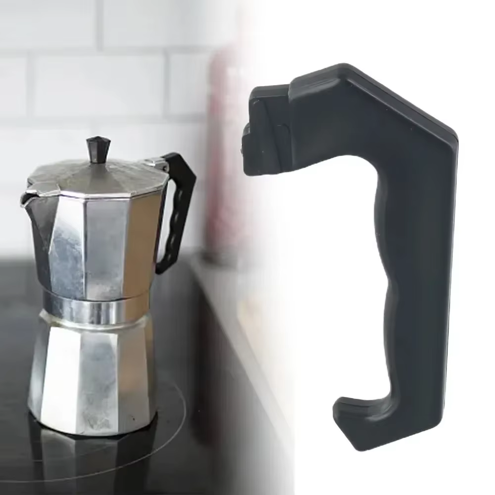 Poignée de cafetière, pièce de rechange pour expresso Moka, poêle, Compatible avec 1 3 6 9 12 tasses, accessoires pour café, 1 pièce