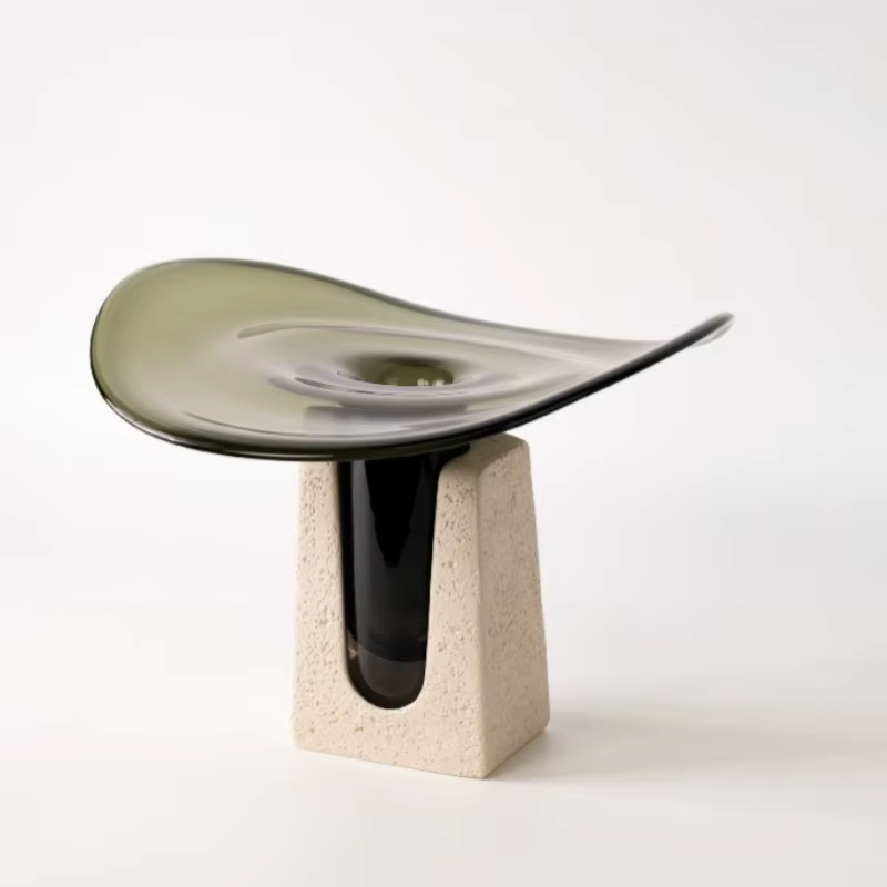 Vases en verre modernes
