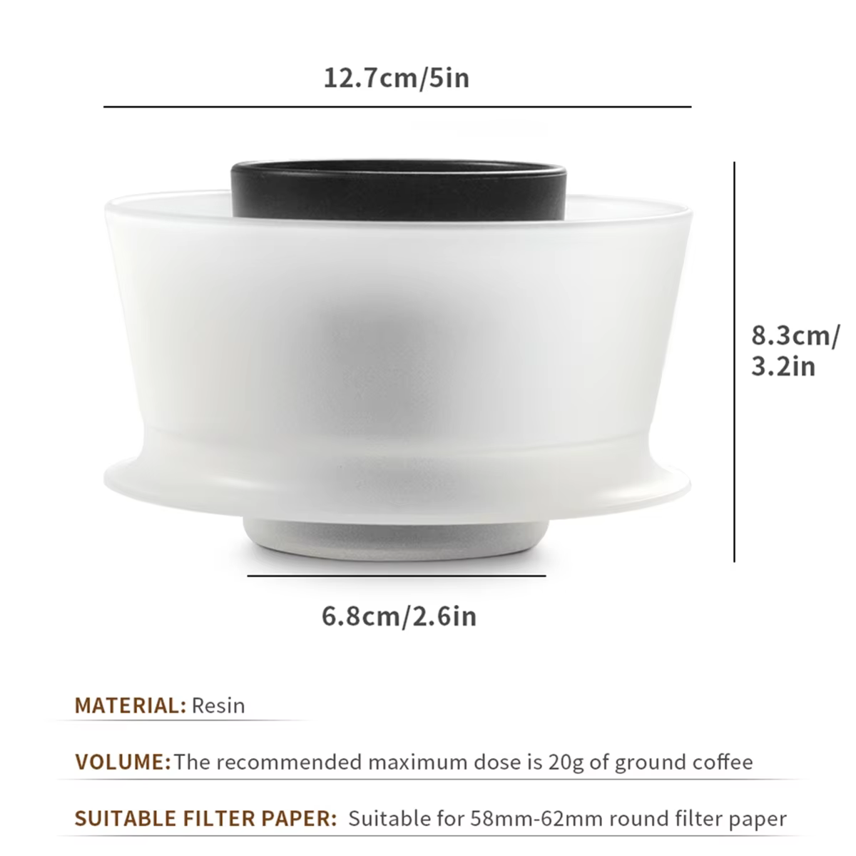 Tasse à café expresso détachable