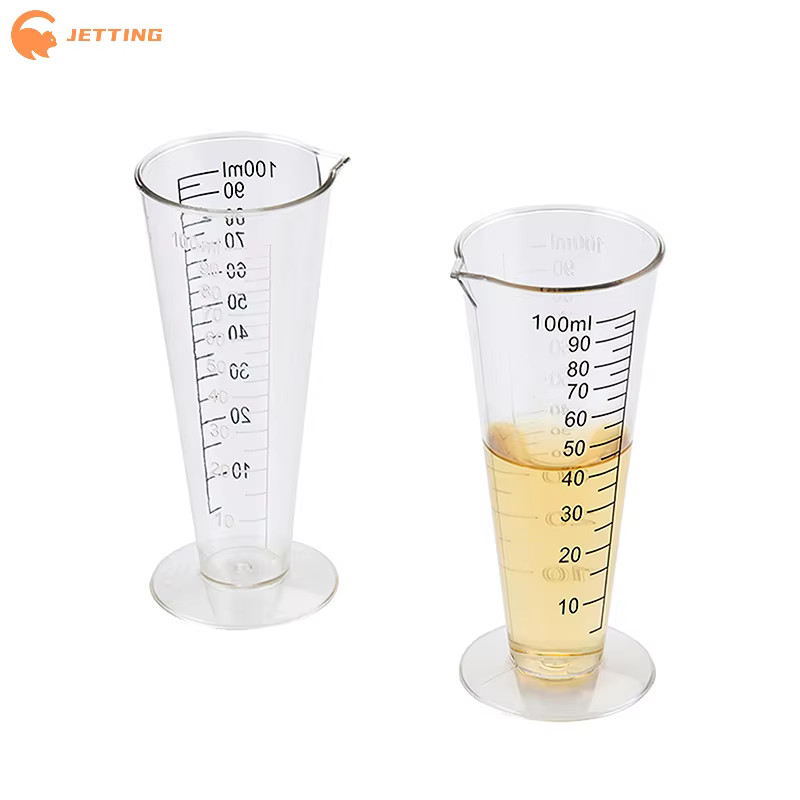 Tasse à mesurer transparente en acrylique de 100ml
