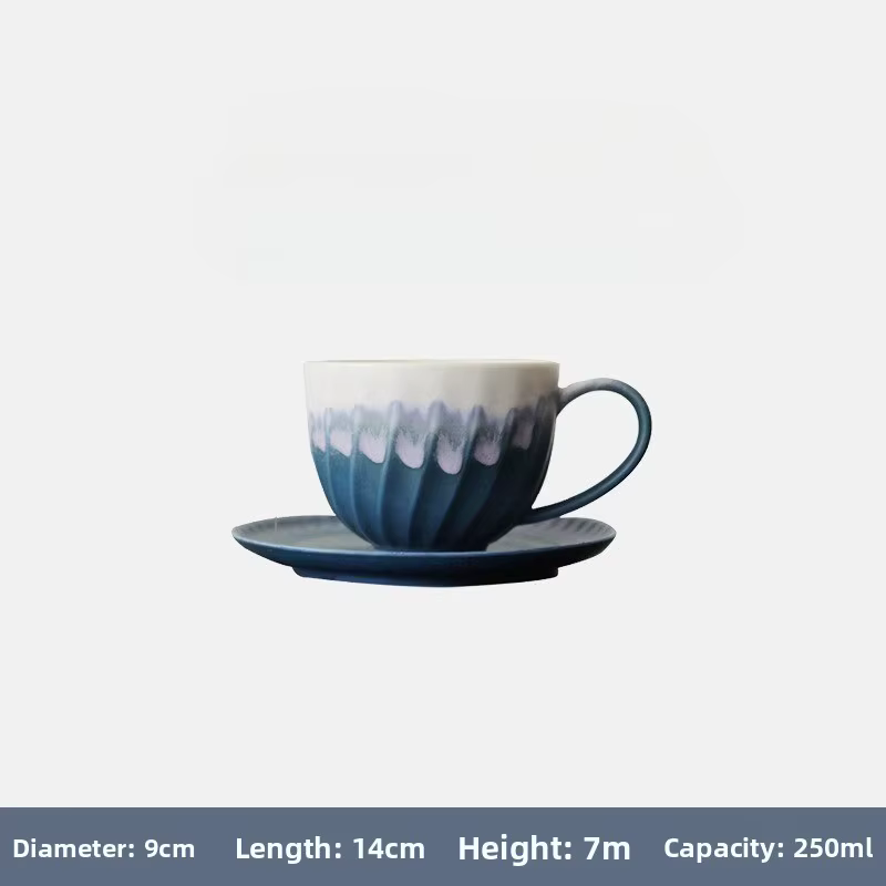 Tasse à café en céramique dégradée élégante