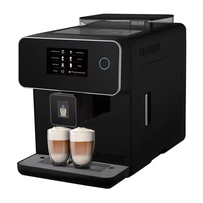pour. Machine à café expresso italienne, commerciale, intelligente, entièrement automatique, écran tactile numérique, design universel, nouvelle conception, pour la maison