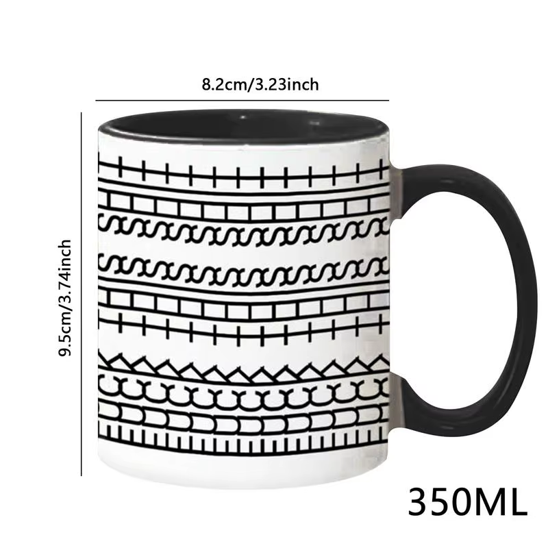 Tasse en céramique, tasse à café sûre au micro-ondes