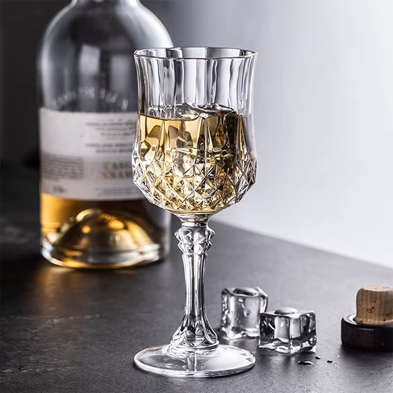 Verres à vin en plastique de 220ml