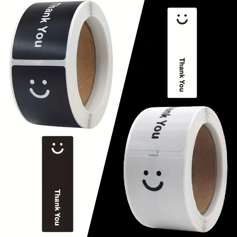 Personnalité visage souriant merci pour sceller des cadeaux