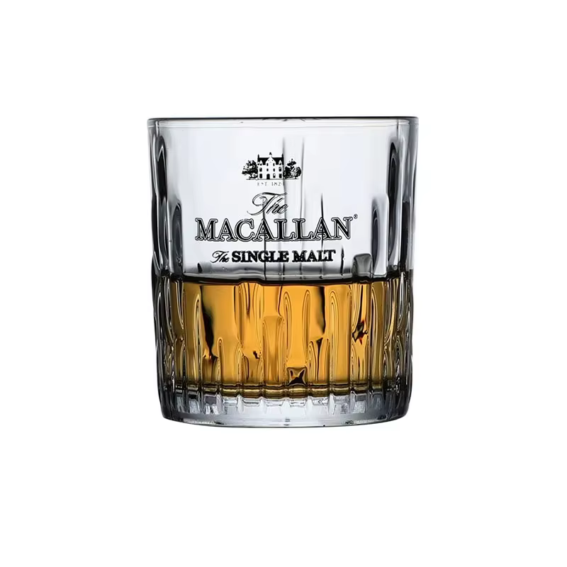 Collection privée Macallan verre cristal à facettes Der whiskybecher whisky roche