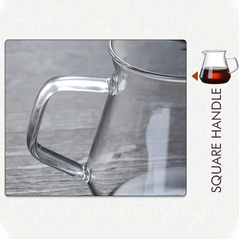 Serveur de café avec goutteur en verre