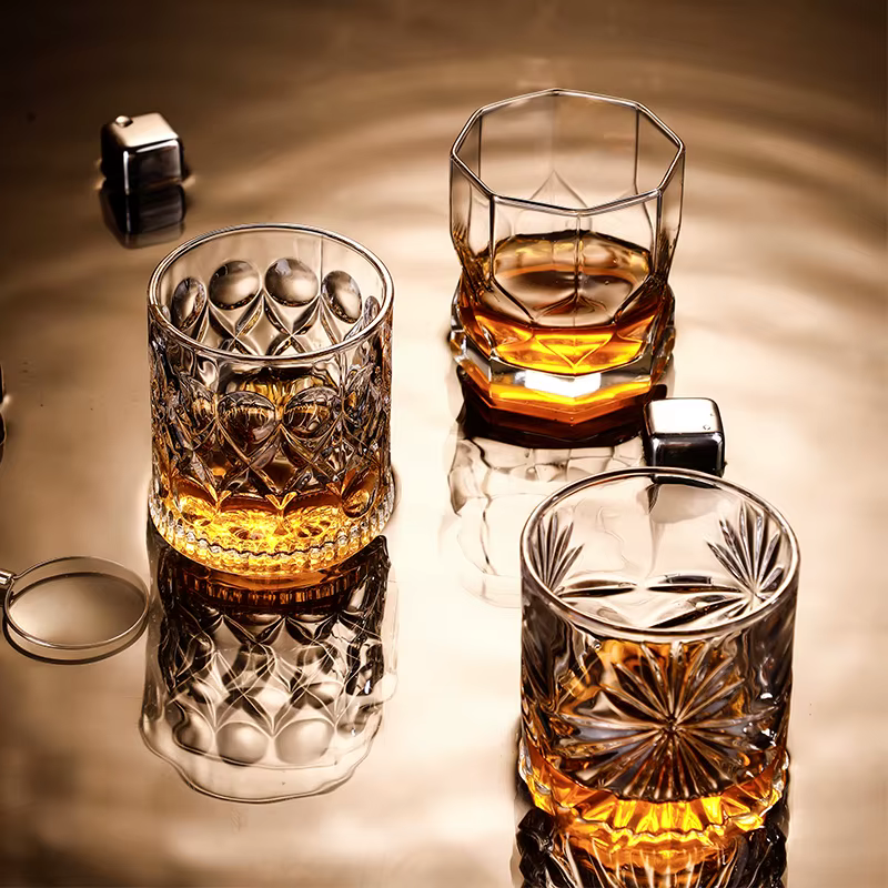 Verres à whisky, verre à whisky gravé
