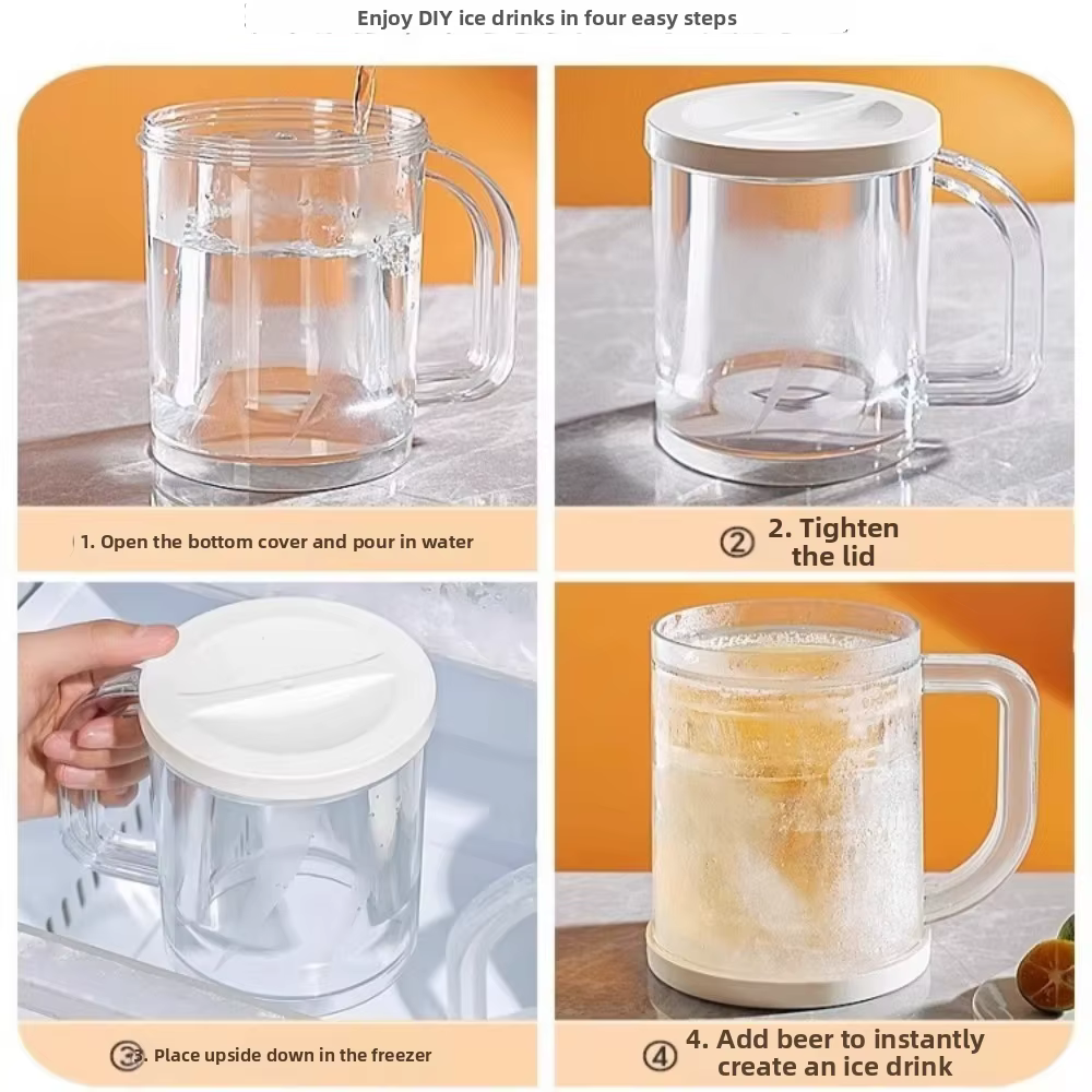 Gobelets réutilisables en plastique pour boissons froides