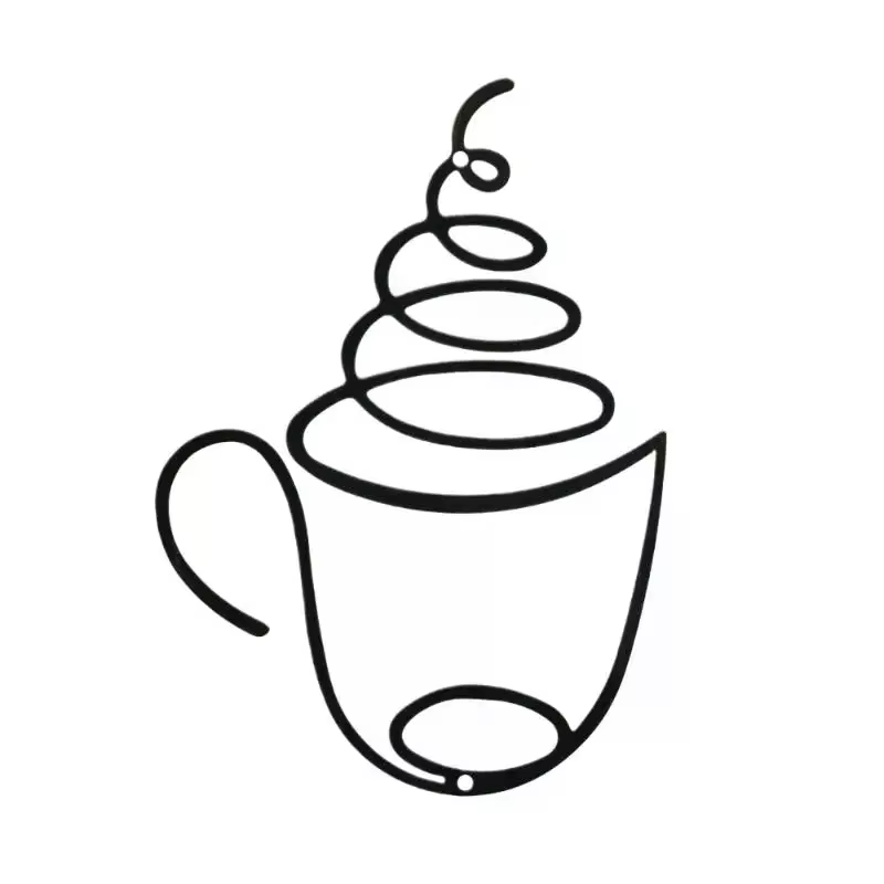 Tentures murales créatives pour café
