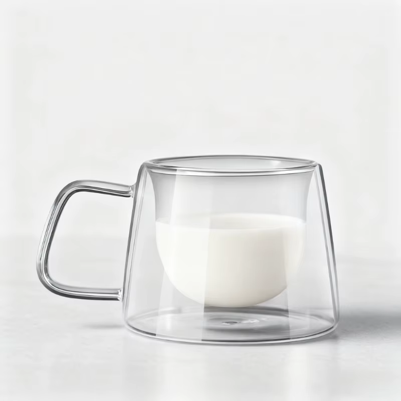 Tasse à café en verre à Double paroi de 200ml
