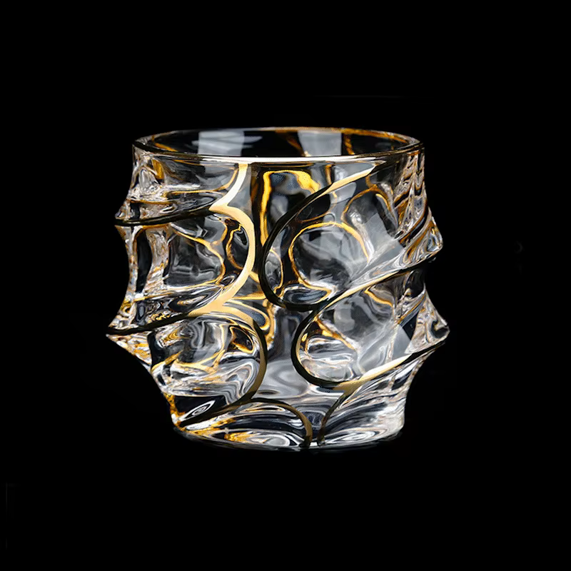 Ensemble de gobelets en verre à whisky
