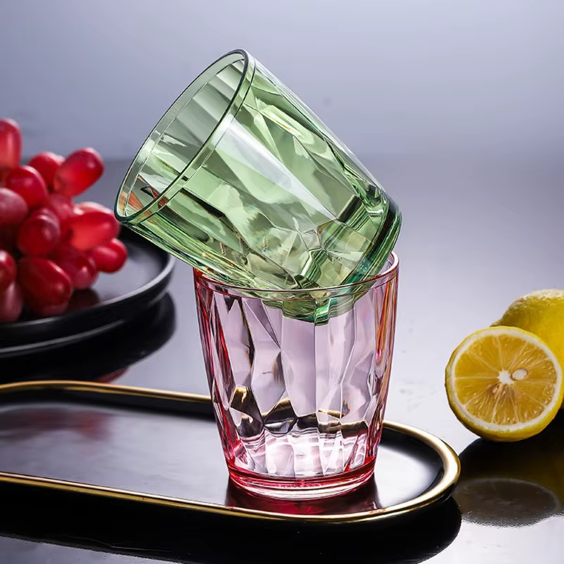Verres à boire en acrylique incassables