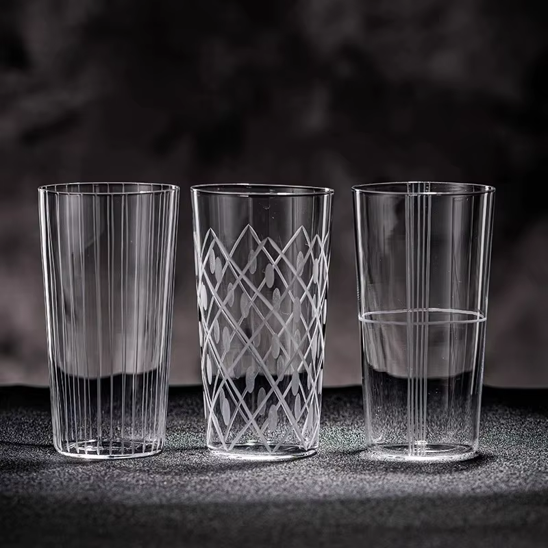 Verres à Cocktail gravés de Style japonais