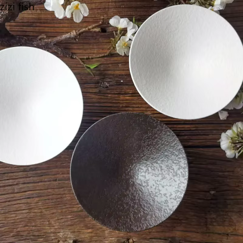 Assiettes à pâtes hautes en céramique