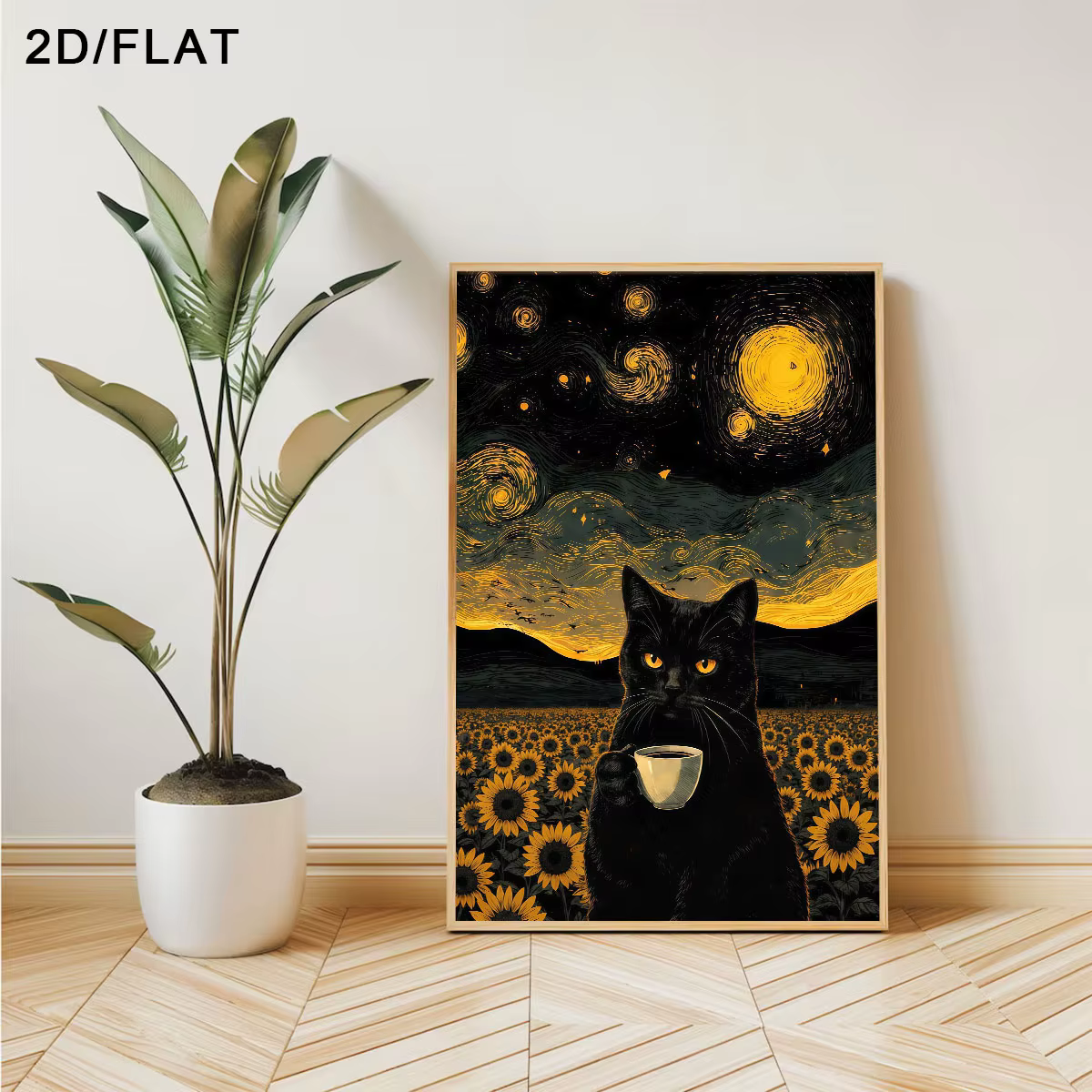 Affiche sur toile moderne abstraite Van Gogh