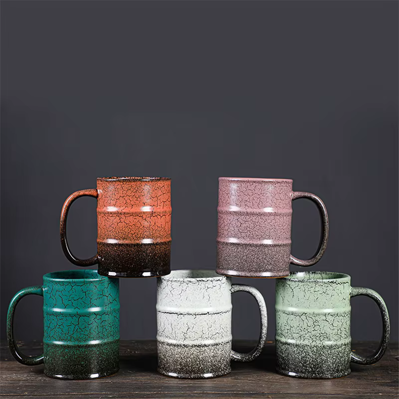 Tasse à café en céramique de grande capacité 600ml