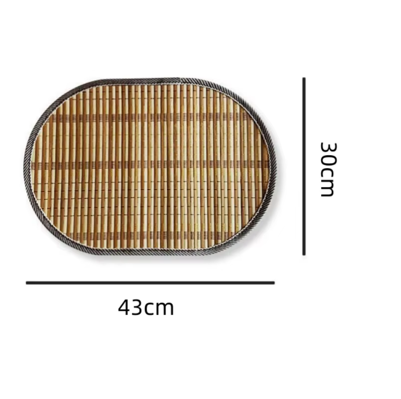 Napperons en bambou naturel