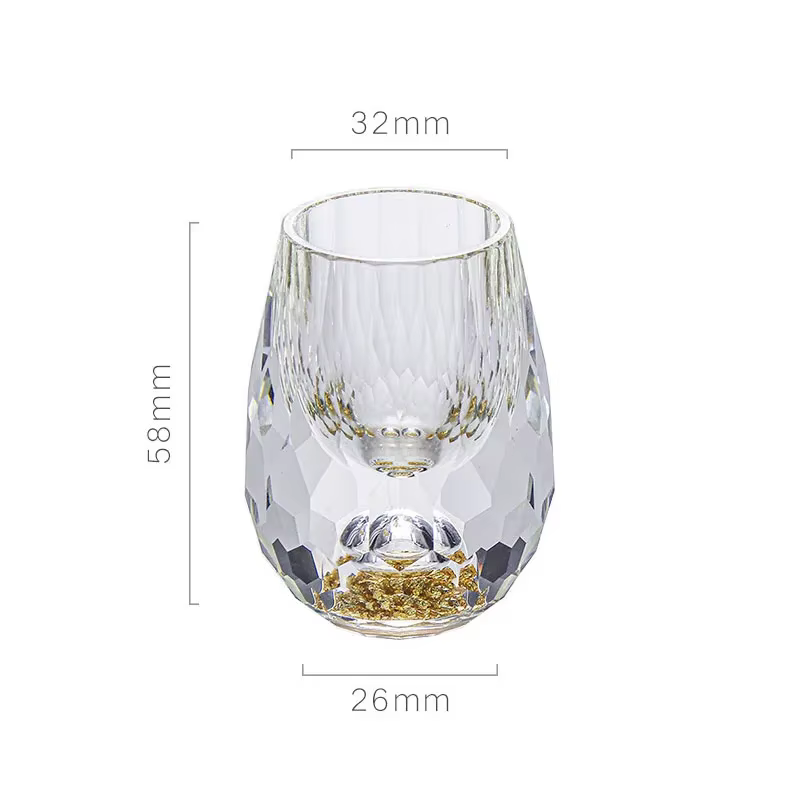 Verre de cristal de luxe Vodka saké Shochu barre