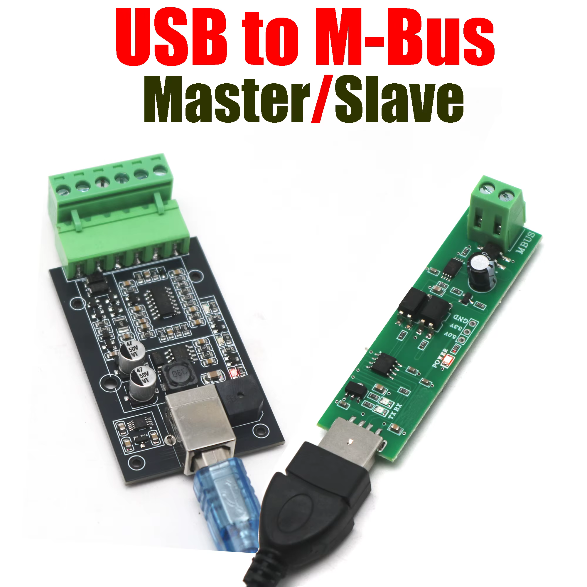Module de débogage de communication USB vers M-Bus Maître/Esclave, Analyse des données de lecture de bus USB pour compteurs d'énergie, d'eau, de chaleur et de gaz