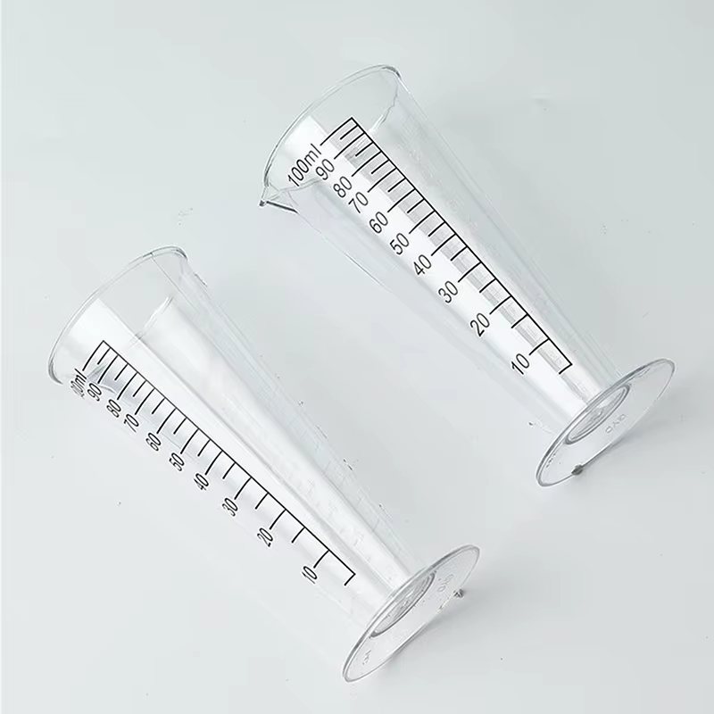 Nouveau! Tasse à mesurer en acrylique de qualité alimentaire de 100 ml – Utilisation en cuisine et restaurant sans BPA (avec balance)