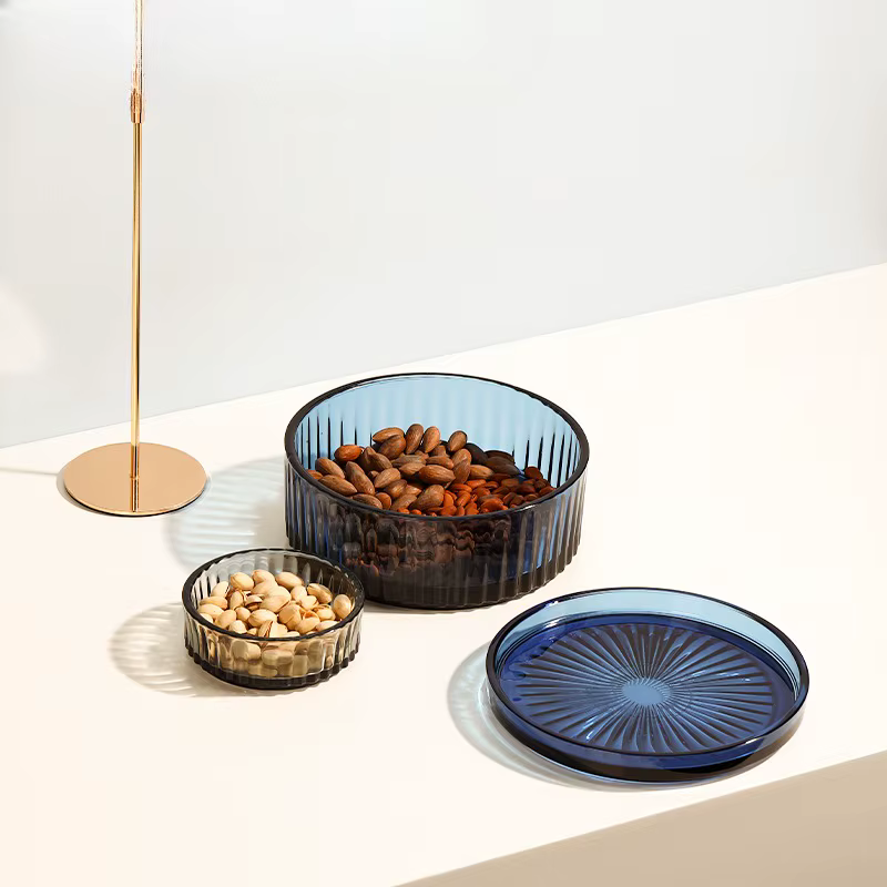 Plateau de fruits recouvert de verre à haute teneur en borosilicate