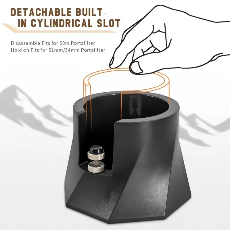 OCOOCO 51-58mm Station de doseur de café porte-filtre