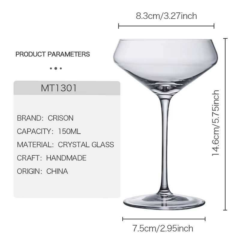 Verre à vin en cristal japonais CRagressions ORY