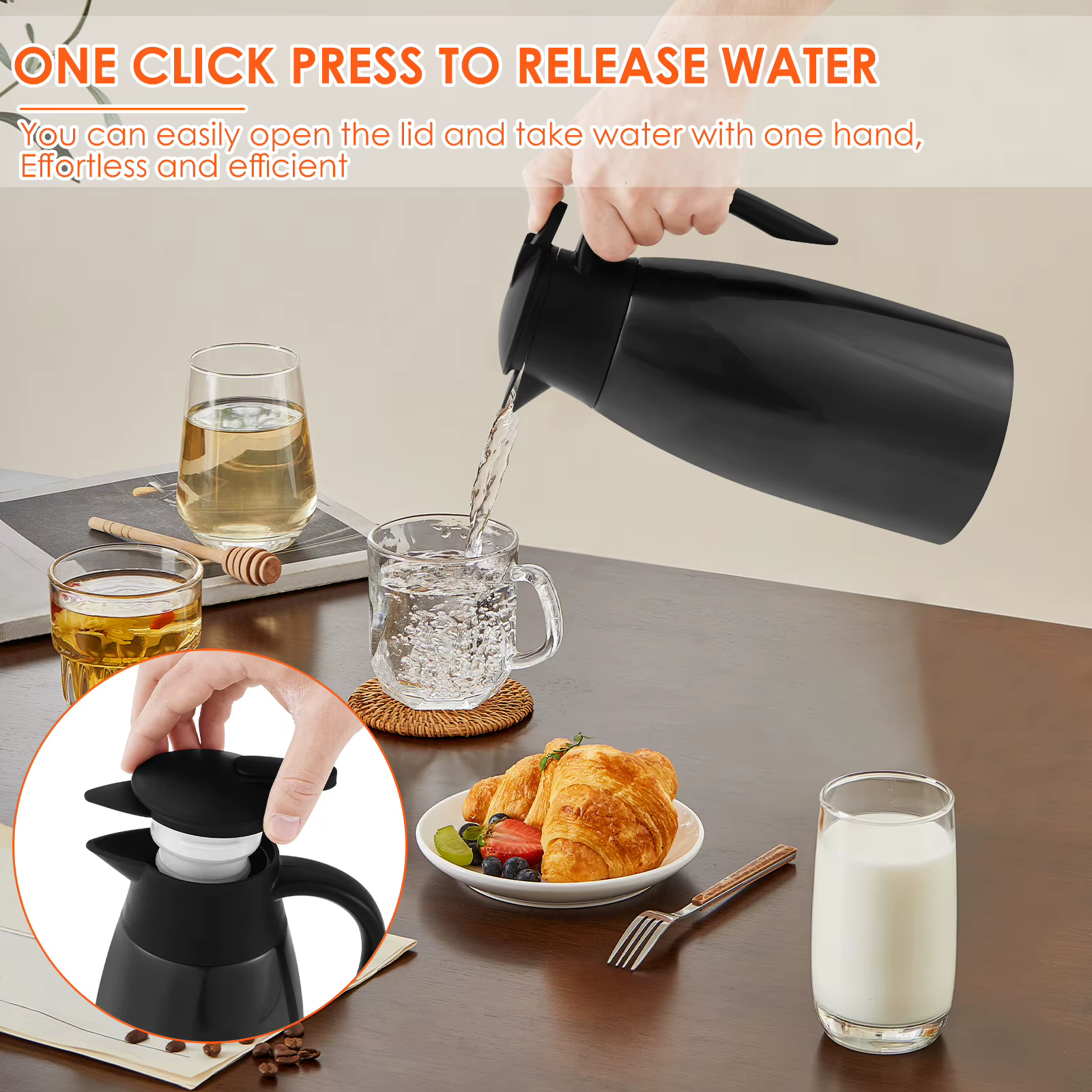 Carafe à café thermique 2L