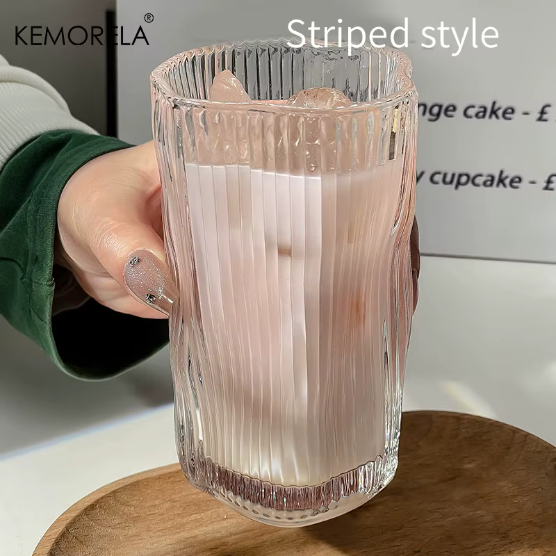 Tasse à café glacée de Style INS à torsion irrégulière