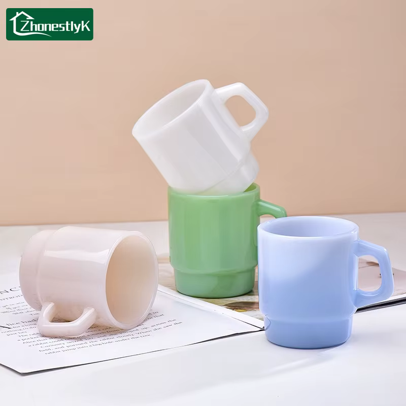 Tasses à café en verre de style coréen