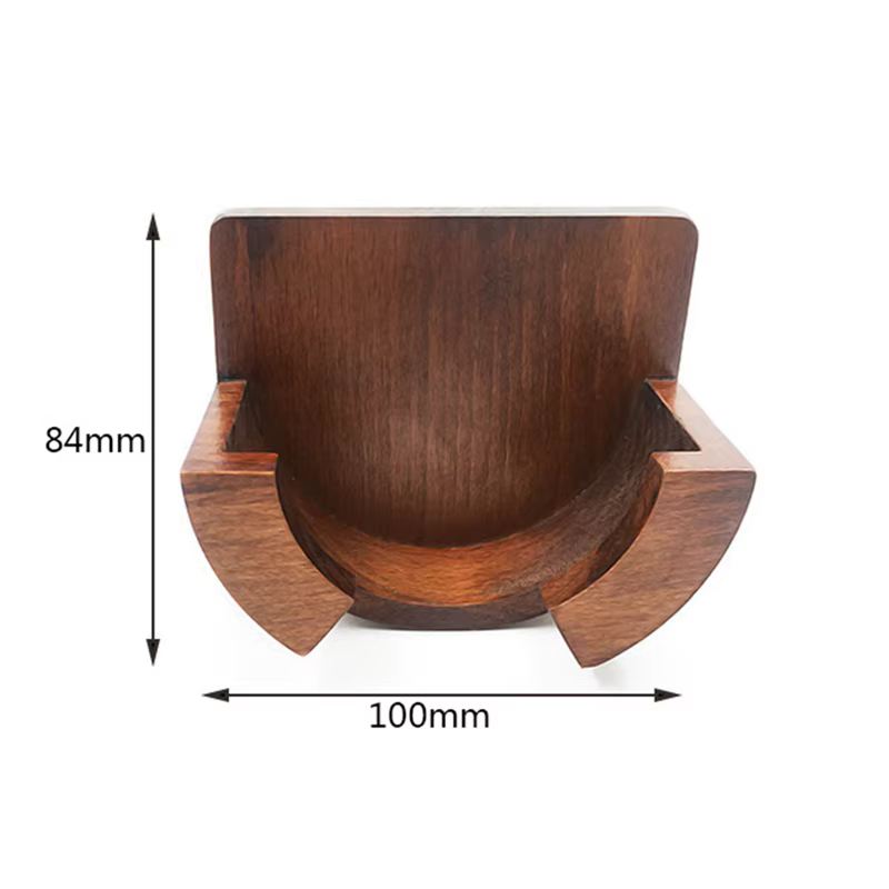 Porte-filtre à café expresso en bois