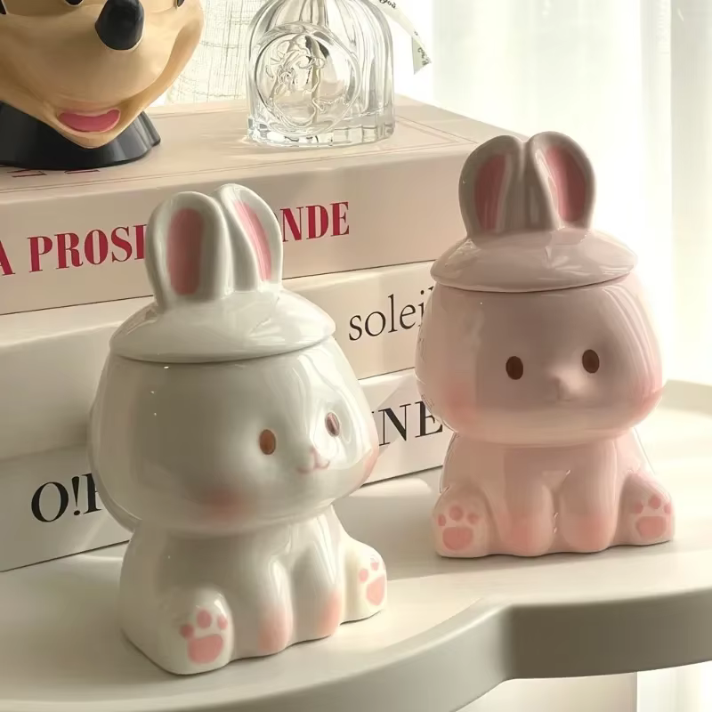 Tasse en céramique de lapin 3D