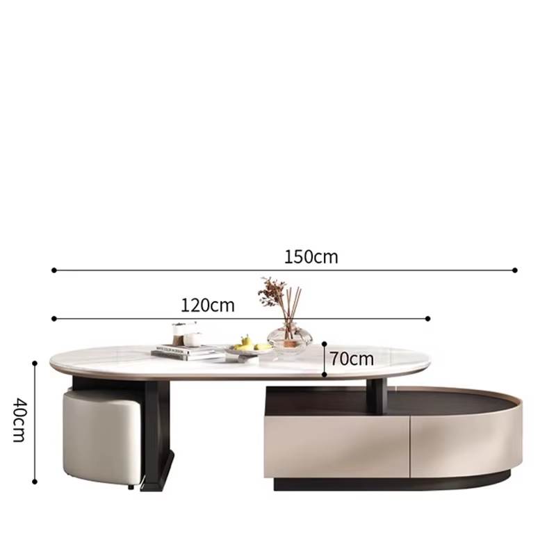 Ensemble De Tables basses rondes nordiques