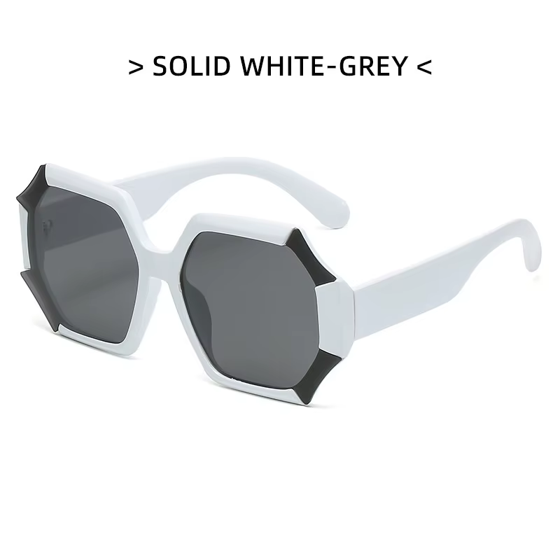 LONSY Vintage Oversize Round Sunglasses Women Luxury Brand Design Retro Sun Glasses Female Big Frame Shades Black Lady UV400