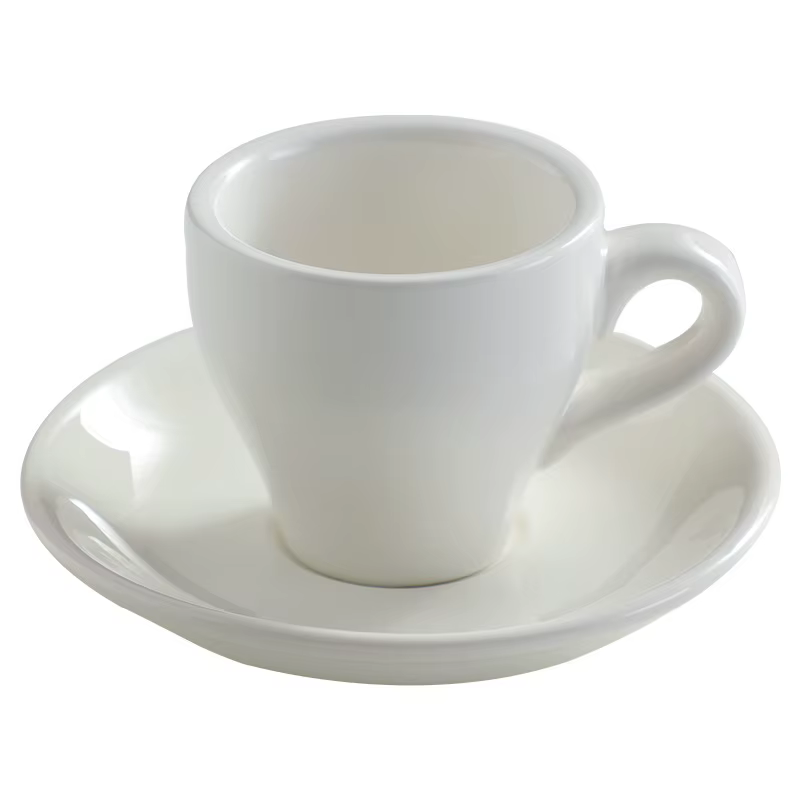 Tasse à café en céramique épaisse de couleur unie