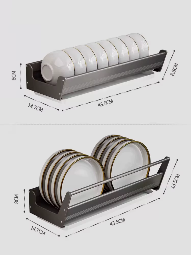 Étagère de séchage pour assiettes et bols