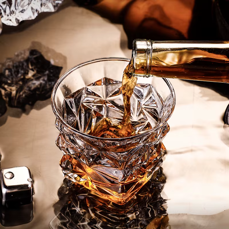 Verres à whisky, verre à whisky gravé