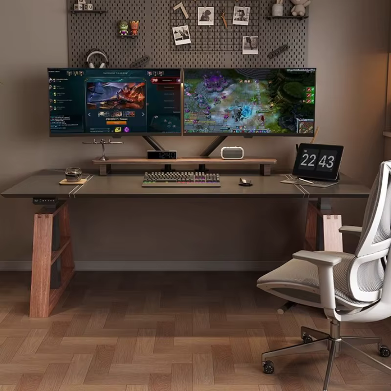 Ensemble d'étagères de bureau esthétiques, ergonomique, classique, moderne, Design d'angle Simple, meubles d'étude Mesa Escritorio