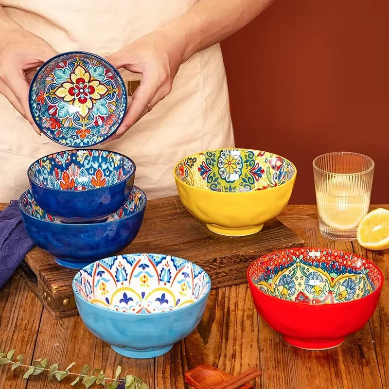 Bol à riz bohème, personnalité créative pour la maison