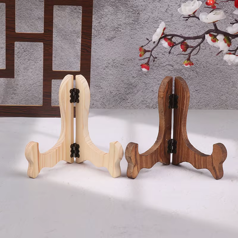Support assiette thé gâteau plat présentoir pliable