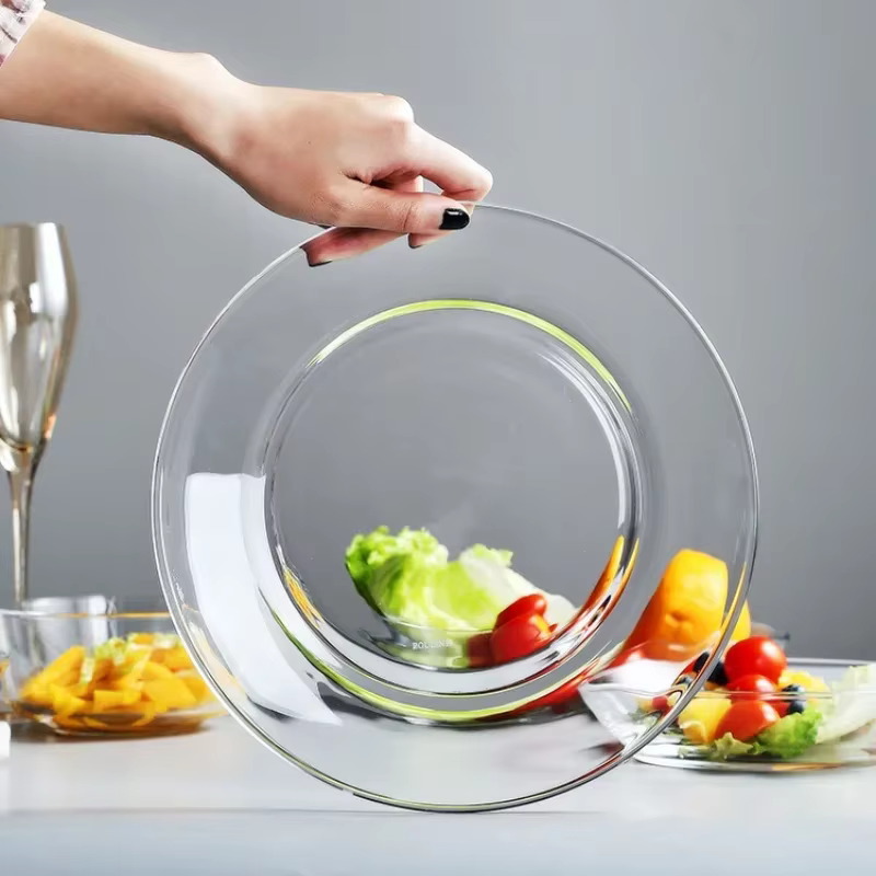 Assiette à salade de fruits en verre du Guatemala