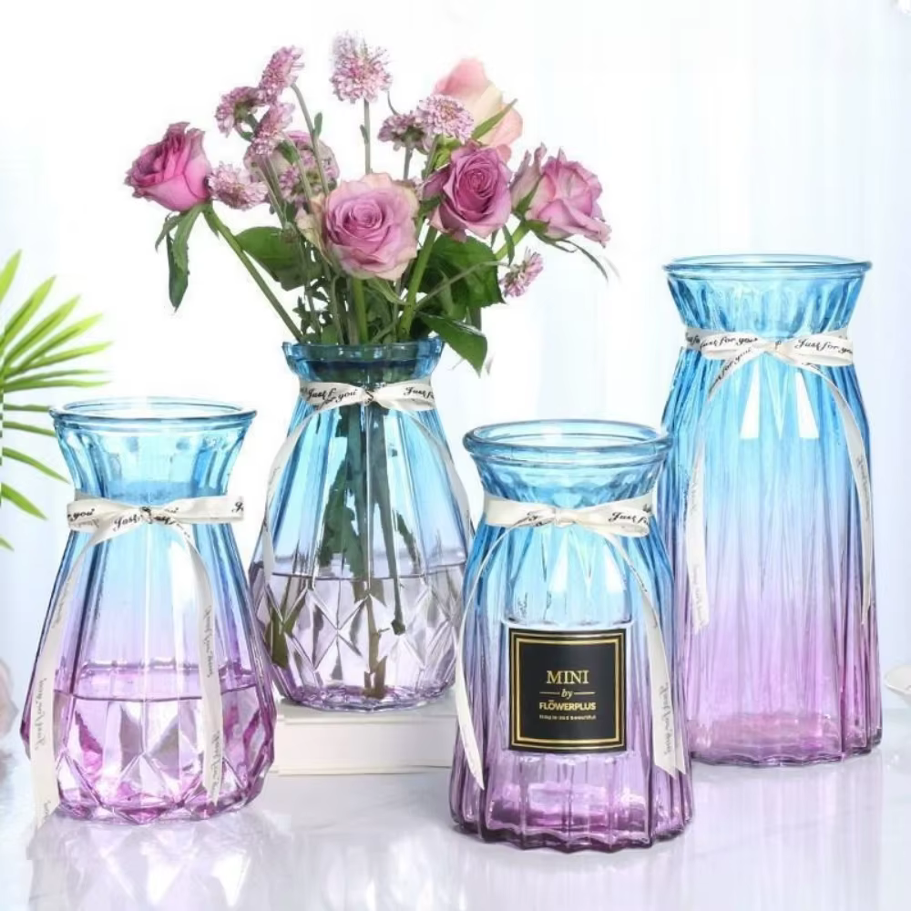 Vase en verre Transparent nordique