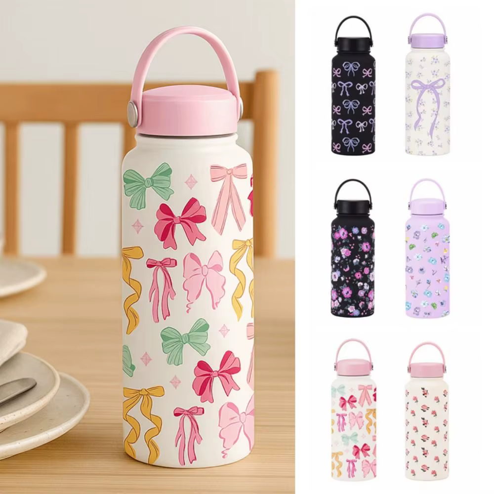 Cadeau INS bouteille d'eau isolée Portable 1L tasse