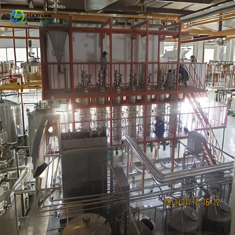 Ligne de production de poudre de café instantané automatique à grande capacité personnalisée, état neuf, haute efficacité, stable