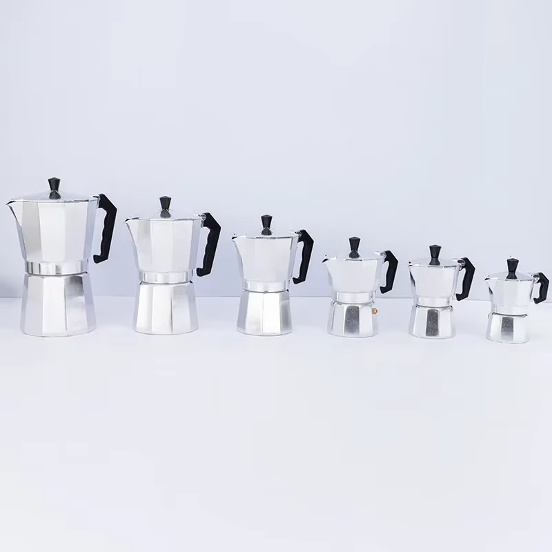 Cafetière portable en aluminium