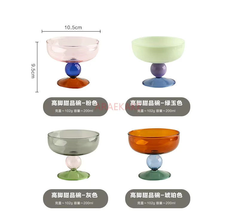 Tasse à yaourt en verre